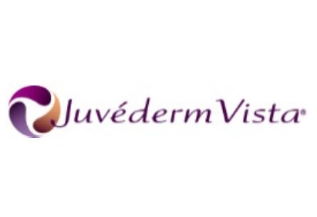 様々なJuvederm Vista製品のプロモーションカードが並んでいます